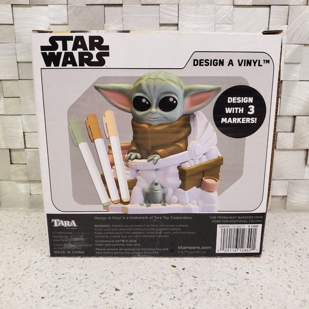 Star Wars Mandalorian The Child Baby Yoda Design a Vinyl Arts and Crafts - Picture 5 of 6